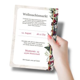 Motif Letter Paper! MISTLETOE 50 sheets DIN A5