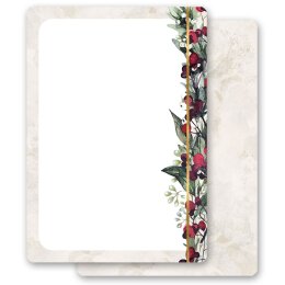 Motif Letter Paper! MISTLETOE 100 sheets DIN A5 Christmas, Christmas paper, Paper-Media