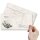 25 patterned envelopes MISTLETOE in standard DIN long format (windowless)