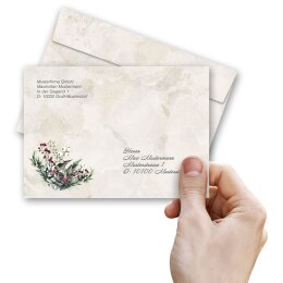 MISTLETOE Briefumschläge Christmas world CLASSIC 25 envelopes, DIN C6 (162x114 mm), C6-7003-25