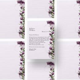 Motif Letter Paper! CROCUSES 250 sheets DIN A4