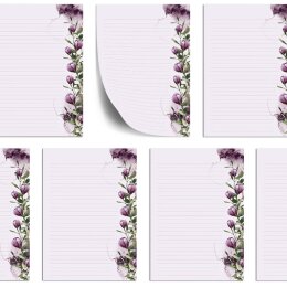 Motif Letter Paper! CROCUSES 250 sheets DIN A5