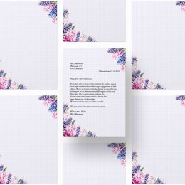 Briefpapier HYAZINTHEN - DIN A4 Format 250 Blatt