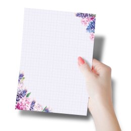 Motif Letter Paper! HYACINTHS 100 sheets DIN A5