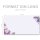 HYACINTHS Briefumschläge Wide selection CLASSIC 100 envelopes (windowless) Paper-Media DLOF-8371-100
