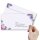 100 patterned envelopes HYACINTHS in standard DIN long format (windowless)