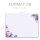 Envelopes Flowers & Petals, HYACINTHS 25 envelopes - DIN C6 (162x114 mm) | Self-adhesive | Order online! | Paper-Media