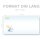 25 patterned envelopes BABY PACIFIER (BLUE) in standard DIN long format (windowless)