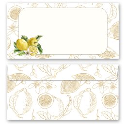 LEMONS Briefpapier Sets Fruit CLASSIC 40-pc. Complete set, DIN A4 & DIN LONG Set., SOC-8372-40