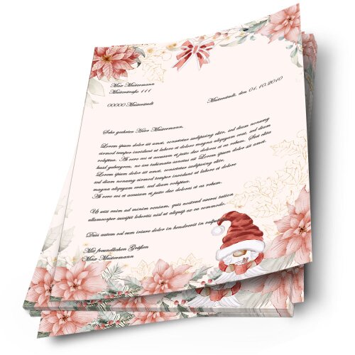 Motif Letter Paper! CHRISTMAS TALE