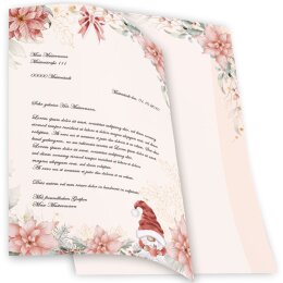 RACCONTO DI NATALE Briefpapier Carta di Natale ELEGANT , DIN A4, DIN A5, DIN A6 & DIN LANG, MBE-4046