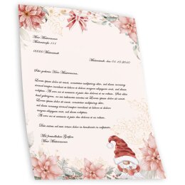 Papel de carta CUENTO DE NAVIDAD