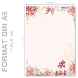 CHRISTMAS TALE Briefpapier Christmas Stationery ELEGANT 100 sheets, DIN A5 (148x210 mm), A5E-591-100