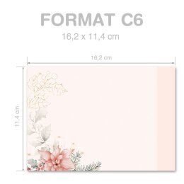 Briefumschläge Weihnachten, WEIHNACHTSMÄRCHEN 10 Briefumschläge - DIN C6 (162x114 mm) | selbstklebend | Online bestellen! | Paper-Media