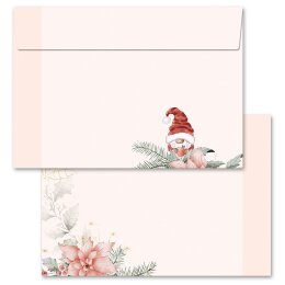 10 patterned envelopes CHRISTMAS TALE in C6 format...
