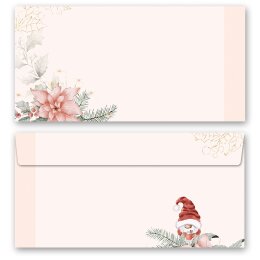 25 buste da lettera decorate RACCONTO DI NATALE - C6...