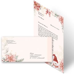 20-pc. Complete Motif Letter Paper-Set CHRISTMAS TALE