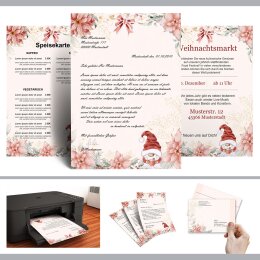 Motiv-Briefpapier Set WEIHNACHTSMÄRCHEN - 100-tlg. DL (ohne Fenster)