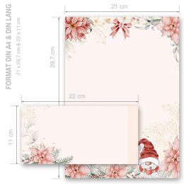 Motiv-Briefpapier Set WEIHNACHTSMÄRCHEN - 200-tlg. DL (ohne Fenster)