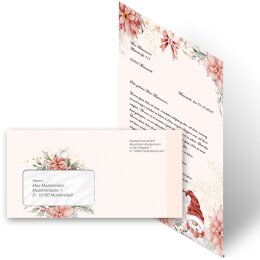 Motiv-Briefpapier Set WEIHNACHTSMÄRCHEN - 100-tlg. DL (mit Fenster)