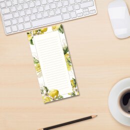 Notepads LEMONS | DIN LONG Format 4 Blocks