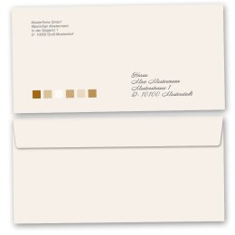 SQUARES Briefumschläge Colored CLASSIC 10 envelopes (windowless) Paper-Media DLOF-49A-10