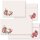 25 patterned envelopes FLOWER BUNNIES in C6 format (windowless)