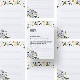 Motif Letter Paper! BUNNY MEADOW 50 sheets DIN A4
