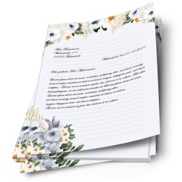 Motif Letter Paper! BUNNY MEADOW 100 sheets DIN A4