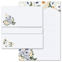 Briefpapier-Sets HASENWIESE Blumen & Blüten,...