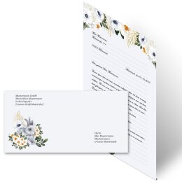 Briefpapier Set HASENWIESE - 20-tlg. DL (ohne Fenster)