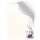 Stationery-Motif PURPLE FLOWERS | Flowers & Petals | High quality Stationery DIN A4 - 20 Sheets | 90 g/m² | Printed on one side | Order online! | Paper-Media