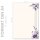 Briefpapier LILA BLUMEN - DIN A4 Format 100 Blatt