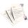 Briefpapier LILA BLUMEN - DIN A4 Format 250 Blatt