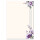 Briefpapier-Sets Blumen & Blüten, LILA BLUMEN Briefpapier Set, 40 tlg. - DIN A4 & DIN LANG im Set. | Online bestellen! | Paper-Media
