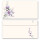 LILA BLUMEN Briefpapier Sets Blumenmotiv CLASSIC Briefpapier Set, 40 tlg., DIN A4 & DIN LANG im Set., SOC-8375-40