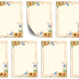 Motif Letter Paper! LATE SUMMER 50 sheets DIN A5