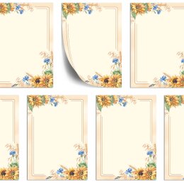Papel de carta FINALES DE VERANO - 100 Hojas formato DIN A6