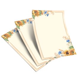 Motif Letter Paper! LATE SUMMER 100 sheets DIN A6