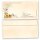 Briefumschläge Blumen & Blüten, Jahreszeiten - Sommer, SPÄTSOMMER 50 Briefumschläge (ohne Fenster) - DIN LANG (220x110 mm) | selbstklebend | Online bestellen! | Paper-Media