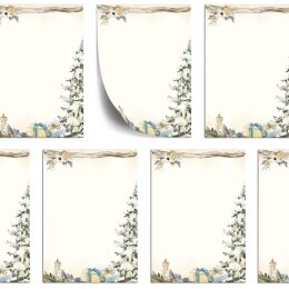Motif Letter Paper! FESTIVE CHRISTMAS TREE 100 sheets DIN A6