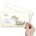 50 enveloppes à motifs au format DIN LONG - ARBRE DE NOËL FESTIF (avec fenêtre)