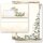 200-pc. Complete Motif Letter Paper-Set FESTIVE CHRISTMAS TREE Christmas, Stationery with envelope, Paper-Media