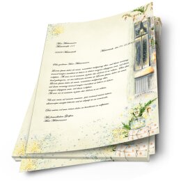 Motif Letter Paper! WINTER WINDOWS 20 sheets DIN A4