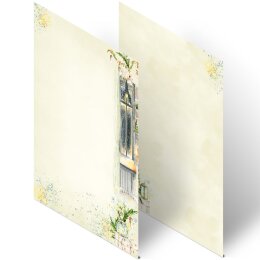 WINTER WINDOWS Briefpapier Christmas paper ELEGANT 100 sheets, DIN A4 (210x297 mm), A4E-4049-100