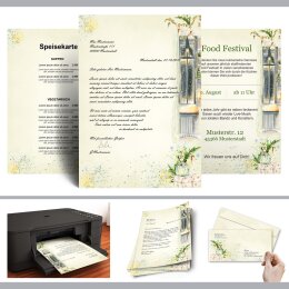 Motif Letter Paper! WINTER WINDOWS 100 sheets DIN A4