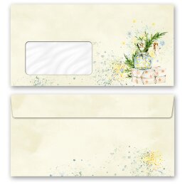 FENÊTRES DHIVER Briefumschläge Enveloppes de Noël CLASSIC , DIN LANG (220x110 mm), BUE-4049