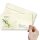 100 patterned envelopes WINTER WINDOWS in standard DIN long format (windowless)