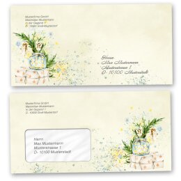 Papier à lettres et enveloppes Sets FENÊTRES DHIVER