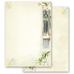 Stationery-Sets Christmas, WINTER WINDOWS 200-pc. Complete set - DIN A4 & DIN LONG Set. | Order online! | Paper-Media